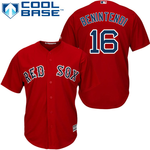 Boston Red Sox #16 Andrew Benintendi Red Cool Base Stitched Youth MLB Jersey Boston Red Sox #16 Andrew Benintendi Red Cool Base Stitched Youth MLB Jersey