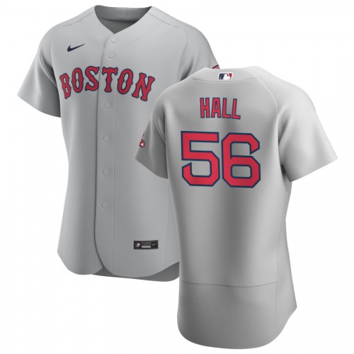 Boston Red Sox #56 Matt Hall Mens Nike Gray Road 2020 Authentic Team MLB Jersey Boston Red Sox #56 Matt Hall Mens Nike Gray Road 2020 Authentic Team MLB Jersey