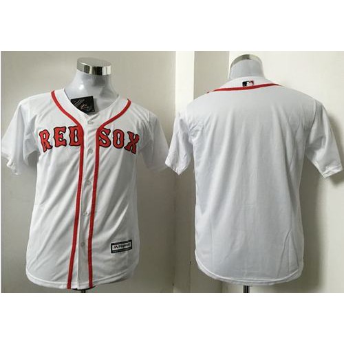 Boston Red Sox Blank White Cool Base Stitched Youth MLB Jersey Boston Red Sox Blank White Cool Base Stitched Youth MLB Jersey