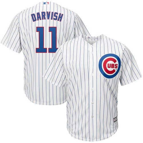 Chicago Cubs #11 Yu Darvish White Home Stitched Youth MLB Jersey Chicago Cubs #11 Yu Darvish White Home Stitched Youth MLB Jersey