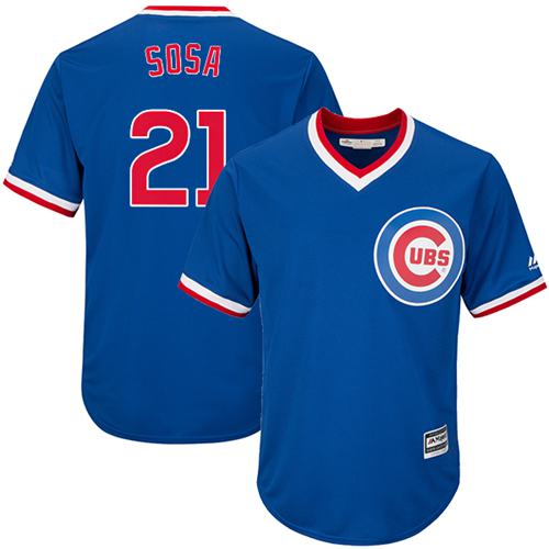Chicago Cubs #21 Sammy Sosa Blue Cooperstown Stitched Youth MLB Jersey Chicago Cubs #21 Sammy Sosa Blue Cooperstown Stitched Youth MLB Jersey