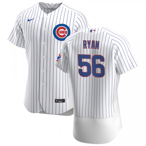 Chicago Cubs #56 Kyle Ryan Mens Nike White Home 2020 Authentic Player Jersey Chicago Cubs #56 Kyle Ryan Mens Nike White Home 2020 Authentic Player Jersey