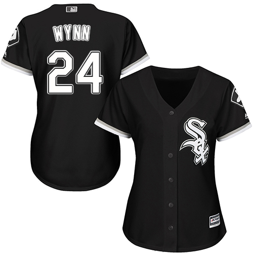 Chicago White Sox #24 Early Wynn Black Alternate Womens Stitched MLB Jersey Chicago White Sox #24 Early Wynn Black Alternate Womens Stitched MLB Jersey