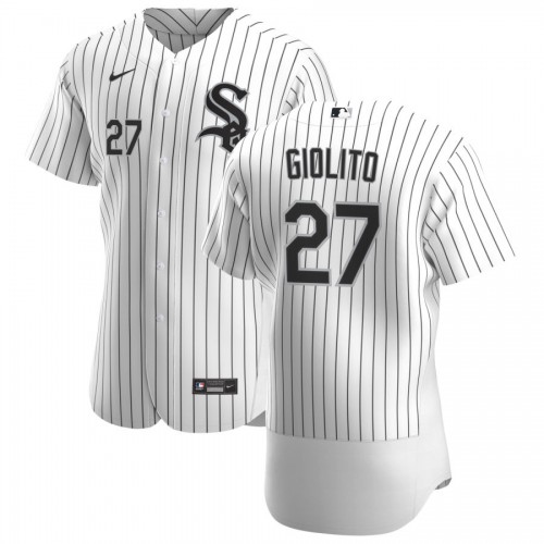 Chicago White Sox #27 Lucas Giolito Mens Nike White Home 2020 Authentic Player MLB Jersey Chicago White Sox #27 Lucas Giolito Mens Nike White Home 2020 Authentic Player MLB Jersey