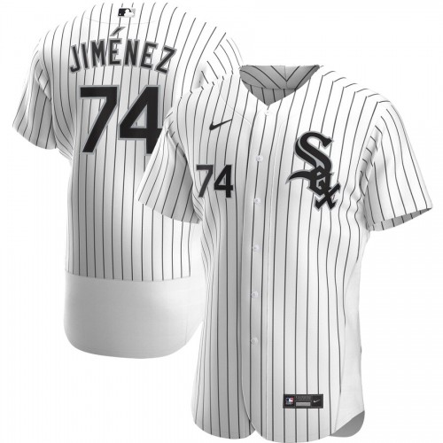 Chicago White Sox #74 Eloy Jimenez Mens Nike White Home 2020 Authentic Player MLB Jersey Chicago White Sox #74 Eloy Jimenez Mens Nike White Home 2020 Authentic Player MLB Jersey