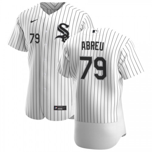 Chicago White Sox #79 Jose Abreu Mens Nike White Home 2020 Authentic Player MLB Jersey Chicago White Sox #79 Jose Abreu Mens Nike White Home 2020 Authentic Player MLB Jersey