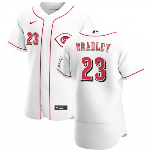 Cincinnati Reds #23 Archie Bradley Mens Nike White Home 2020 Authentic Player MLB Jersey Cincinnati Reds #23 Archie Bradley Mens Nike White Home 2020 Authentic Player MLB Jersey