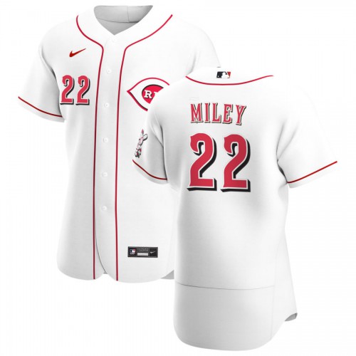 Cincinnati Reds #22 Wade Miley Mens Nike White Home 2020 Authentic Player MLB Jersey Cincinnati Reds #22 Wade Miley Mens Nike White Home 2020 Authentic Player MLB Jersey