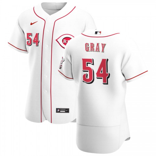 Cincinnati Reds #54 Sonny Gray Mens Nike White Home 2020 Authentic Player MLB Jersey Cincinnati Reds #54 Sonny Gray Mens Nike White Home 2020 Authentic Player MLB Jersey