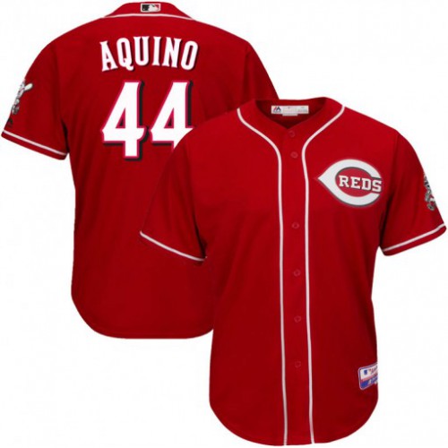 Cincinnati Reds #44 Aristides Aquino Red Cool Base Stitched Youth MLB Jersey Cincinnati Reds #44 Aristides Aquino Red Cool Base Stitched Youth MLB Jersey