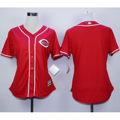 Cincinnati Reds Blank Red Alternate Cool Base Womens Stitched MLB Jersey Cincinnati Reds Blank Red Alternate Cool Base Womens Stitched MLB Jersey