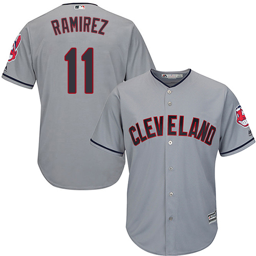 Cleveland Indians #11 Jose Ramirez Grey Road Stitched Youth MLB Jersey Cleveland Indians #11 Jose Ramirez Grey Road Stitched Youth MLB Jersey