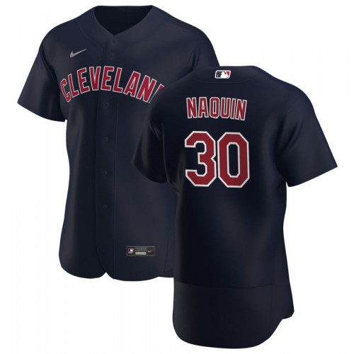 Cleveland Indians #30 Tyler Naquin Mens Nike Navy Alternate 2020 Authentic Player MLB Jersey Cleveland Indians #30 Tyler Naquin Mens Nike Navy Alternate 2020 Authentic Player MLB Jersey