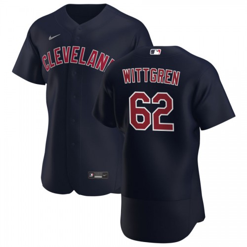 Cleveland Indians #62 Nick Wittgren Mens Nike Navy Alternate 2020 Authentic Player MLB Jersey Cleveland Indians #62 Nick Wittgren Mens Nike Navy Alternate 2020 Authentic Player MLB Jersey
