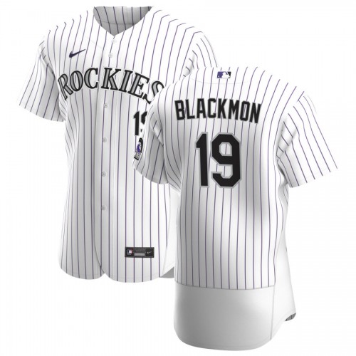 Colorado Rockies #19 Charlie Blackmon Mens Nike White Home 2020 Authentic Player MLB Jersey Colorado Rockies #19 Charlie Blackmon Mens Nike White Home 2020 Authentic Player MLB Jersey