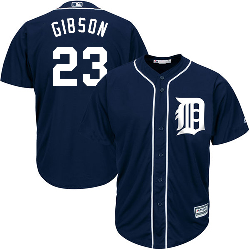 Detroit Tigers #23 Kirk Gibson Navy Blue Cool Base Stitched Youth MLB Jersey Detroit Tigers #23 Kirk Gibson Navy Blue Cool Base Stitched Youth MLB Jersey