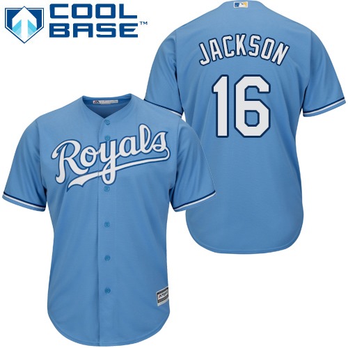 Kansas City Royals #16 Bo Jackson Light Blue Cool Base Stitched Youth MLB Jersey Kansas City Royals #16 Bo Jackson Light Blue Cool Base Stitched Youth MLB Jersey