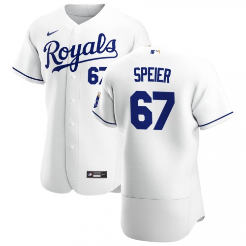 Kansas City Royals #67 Gabe Speier Mens Nike White Home 2020 Authentic Player MLB Jersey Kansas City Royals #67 Gabe Speier Mens Nike White Home 2020 Authentic Player MLB Jersey