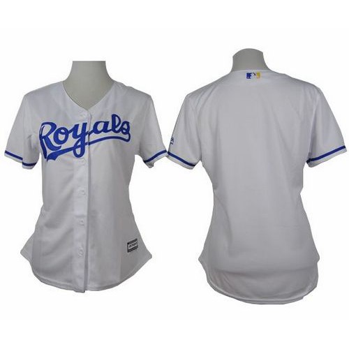 Kansas City Royals Blank White Home Womens Stitched MLB Jersey Kansas City Royals Blank White Home Womens Stitched MLB Jersey