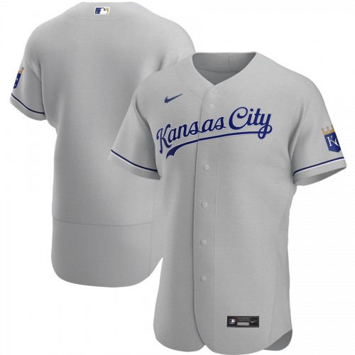 Kansas City Royals Mens Nike Gray Road 2020 Authentic MLB Jersey Kansas City Royals Mens Nike Gray Road 2020 Authentic MLB Jersey