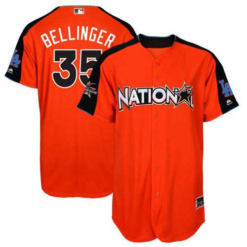 Los Angeles Dodgers #35 Cody Bellinger Orange 2017 All-Star National League Stitched Youth MLB Jersey Los Angeles Dodgers #35 Cody Bellinger Orange 2017 All-Star National League Stitched Youth MLB Jersey