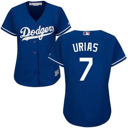 Los Angeles Dodgers #7 Julio Urias Blue Alternate Womens Stitched MLB Jersey Los Angeles Dodgers #7 Julio Urias Blue Alternate Womens Stitched MLB Jersey
