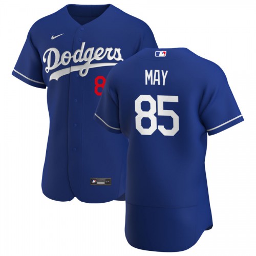 Los Angeles Dodgers #85 Dustin May Mens Nike Royal Alternate 2020 Authentic Player MLB Jersey Los Angeles Dodgers #85 Dustin May Mens Nike Royal Alternate 2020 Authentic Player MLB Jersey