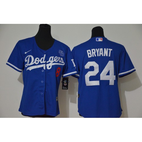 Los Angeles Dodgers #8 #24 Kobe Bryant Youth Nike Royal Cool Base 2020 KB Patch MLB Jersey Los Angeles Dodgers #8 #24 Kobe Bryant Youth Nike Royal Cool Base 2020 KB Patch MLB Jersey