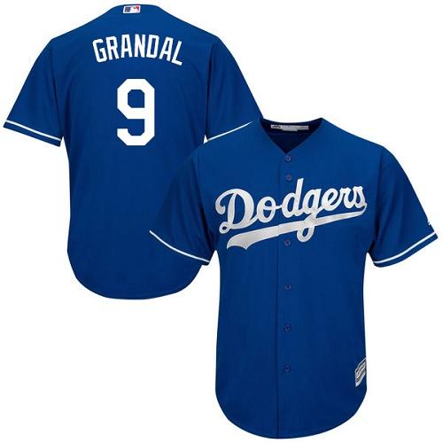 Los Angeles Dodgers #9 Yasmani Grandal Blue Cool Base Stitched Youth MLB Jersey Los Angeles Dodgers #9 Yasmani Grandal Blue Cool Base Stitched Youth MLB Jersey