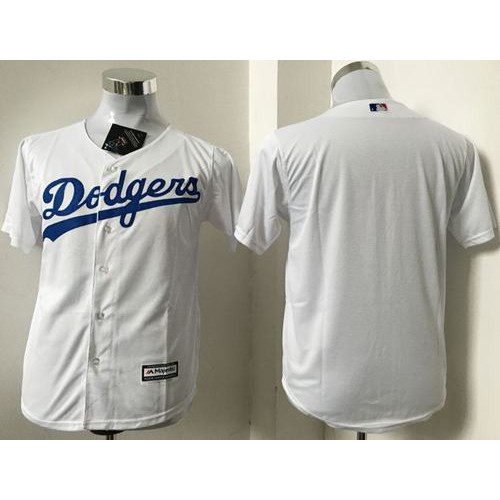 Los Angeles Dodgers Blank White Cool Base Stitched Youth MLB Jersey Los Angeles Dodgers Blank White Cool Base Stitched Youth MLB Jersey
