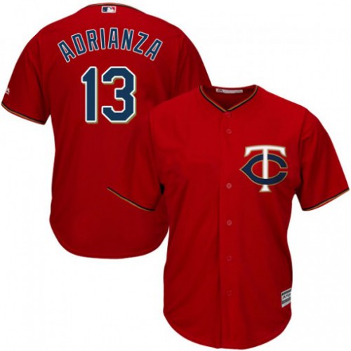 Minnesota Twins #13 Ehire Adrianza Red Cool Base Stitched Youth MLB Jersey Minnesota Twins #13 Ehire Adrianza Red Cool Base Stitched Youth MLB Jersey