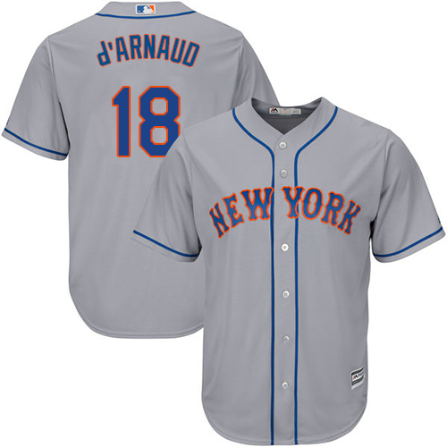 New York Mets #18 Travis dArnaud Grey Cool Base Stitched Youth MLB Jersey New York Mets #18 Travis dArnaud Grey Cool Base Stitched Youth MLB Jersey