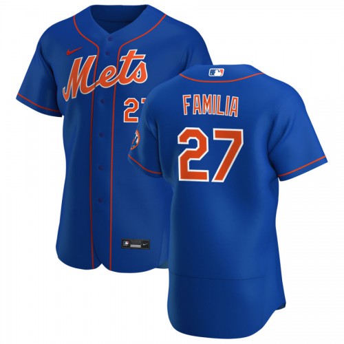 New York Mets #27 Jeurys Familia Mens Nike Royal Alternate 2020 Authentic Player MLB Jersey New York Mets #27 Jeurys Familia Mens Nike Royal Alternate 2020 Authentic Player MLB Jersey