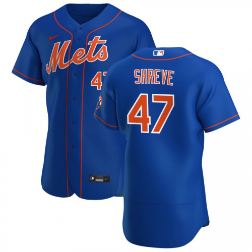 New York Mets #47 Chasen Shreve Mens Nike Royal Alternate 2020 Authentic Player MLB Jersey New York Mets #47 Chasen Shreve Mens Nike Royal Alternate 2020 Authentic Player MLB Jersey