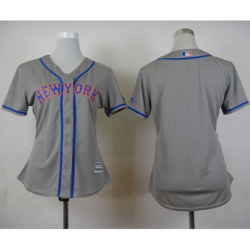 New York Mets Blank Grey Road Womens Stitched MLB Jersey New York Mets Blank Grey Road Womens Stitched MLB Jersey