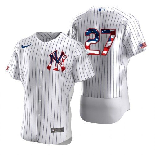 New York Yankees #27 Giancarlo Stanton Mens Nike White Fluttering USA Flag Limited Edition Authentic MLB Jersey New York Yankees #27 Giancarlo Stanton Mens Nike White Fluttering USA Flag Limited Edition Authentic MLB Jersey