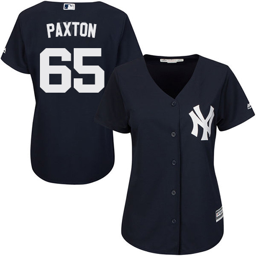 New York Yankees #65 James Paxton Navy Blue Alternate Womens Stitched MLB Jersey New York Yankees #65 James Paxton Navy Blue Alternate Womens Stitched MLB Jersey