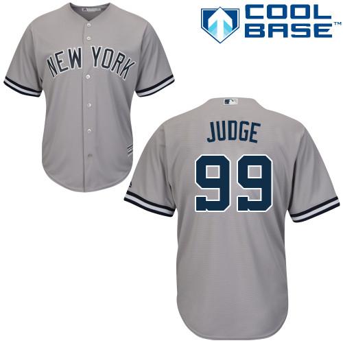New York Yankees #99 Aaron Judge Grey Cool Base Stitched Youth MLB Jersey New York Yankees #99 Aaron Judge Grey Cool Base Stitched Youth MLB Jersey