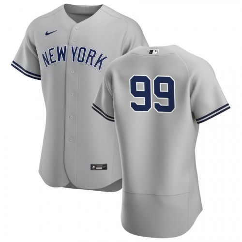 New York Yankees #99 Aaron Judge Mens Nike Gray Road 2020 Authentic Player MLB Jersey New York Yankees #99 Aaron Judge Mens Nike Gray Road 2020 Authentic Player MLB Jersey