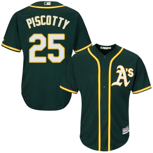 Oakland Athletics #25 Stephen Piscotty Green Cool Base Stitched Youth MLB Jersey Oakland Athletics #25 Stephen Piscotty Green Cool Base Stitched Youth MLB Jersey
