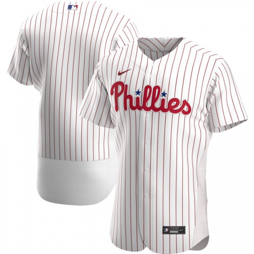 Philadelphia Phillies Mens Nike White Home 2020 Authentic Official Team MLB Jersey Philadelphia Phillies Mens Nike White Home 2020 Authentic Official Team MLB Jersey