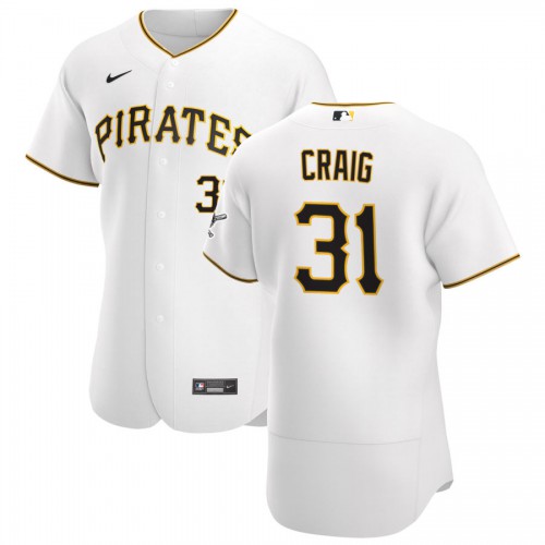 Pittsburgh Pirates #31 Will Craig Mens Nike White Home 2020 Authentic Player MLB Jersey Pittsburgh Pirates #31 Will Craig Mens Nike White Home 2020 Authentic Player MLB Jersey