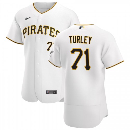 Pittsburgh Pirates #71 Nik Turley Mens Nike White Home 2020 Authentic Player MLB Jersey Pittsburgh Pirates #71 Nik Turley Mens Nike White Home 2020 Authentic Player MLB Jersey