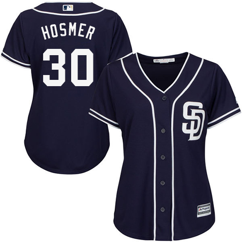 San Diego Padres #30 Eric Hosmer Navy Blue Alternate Womens Stitched MLB Jersey San Diego Padres #30 Eric Hosmer Navy Blue Alternate Womens Stitched MLB Jersey