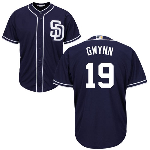 San Diego Padres #19 Tony Gwynn Navy blue Cool Base Stitched Youth MLB Jersey San Diego Padres #19 Tony Gwynn Navy blue Cool Base Stitched Youth MLB Jersey