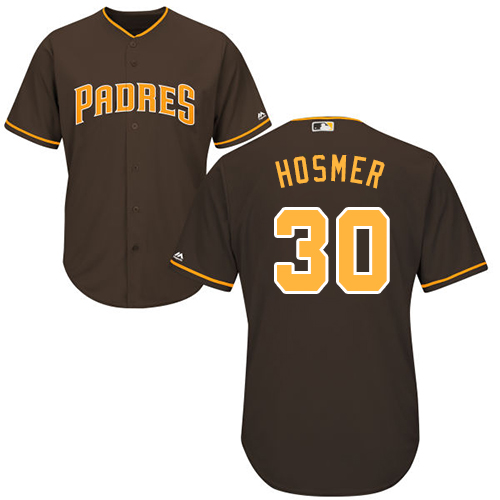 San Diego Padres #30 Eric Hosmer Brown Cool Base Stitched Youth MLB Jersey San Diego Padres #30 Eric Hosmer Brown Cool Base Stitched Youth MLB Jersey