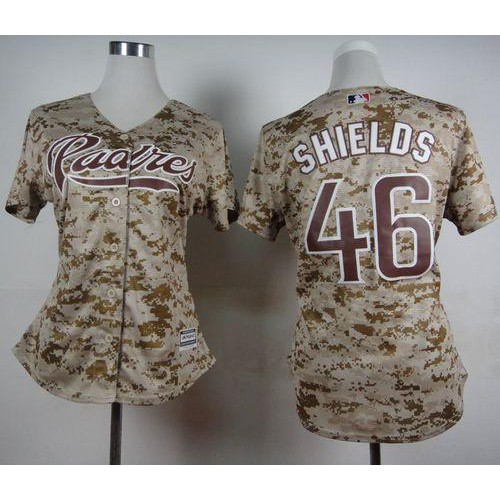 San Diego Padres #46 Craig Kimbrel Camo Alternate 2 Womens Stitched MLB Jersey San Diego Padres #46 Craig Kimbrel Camo Alternate 2 Womens Stitched MLB Jersey