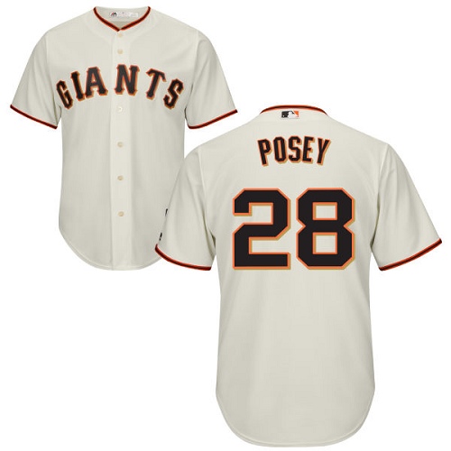 San Francisco Giants #28 Buster Posey Cream Stitched Youth MLB Jersey San Francisco Giants #28 Buster Posey Cream Stitched Youth MLB Jersey