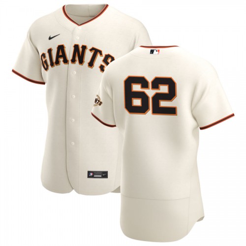 San Francisco Giants #62 Logan Webb Mens Nike Cream Home 2020 Authentic Player MLB Jersey San Francisco Giants #62 Logan Webb Mens Nike Cream Home 2020 Authentic Player MLB Jersey