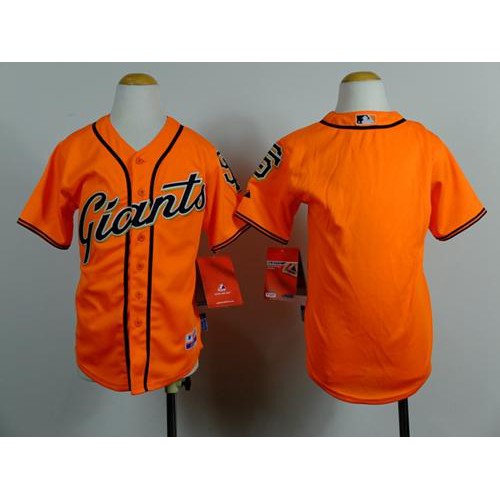 San Francisco Giants Blank Orange Alternate Stitched Youth MLB Jersey San Francisco Giants Blank Orange Alternate Stitched Youth MLB Jersey
